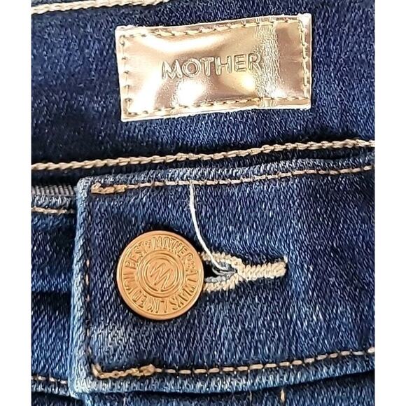 MOTHER Hustler Ankle Fray in Home Movies • Size 27 • High Rise Boot Crop - Picture 3 of 11